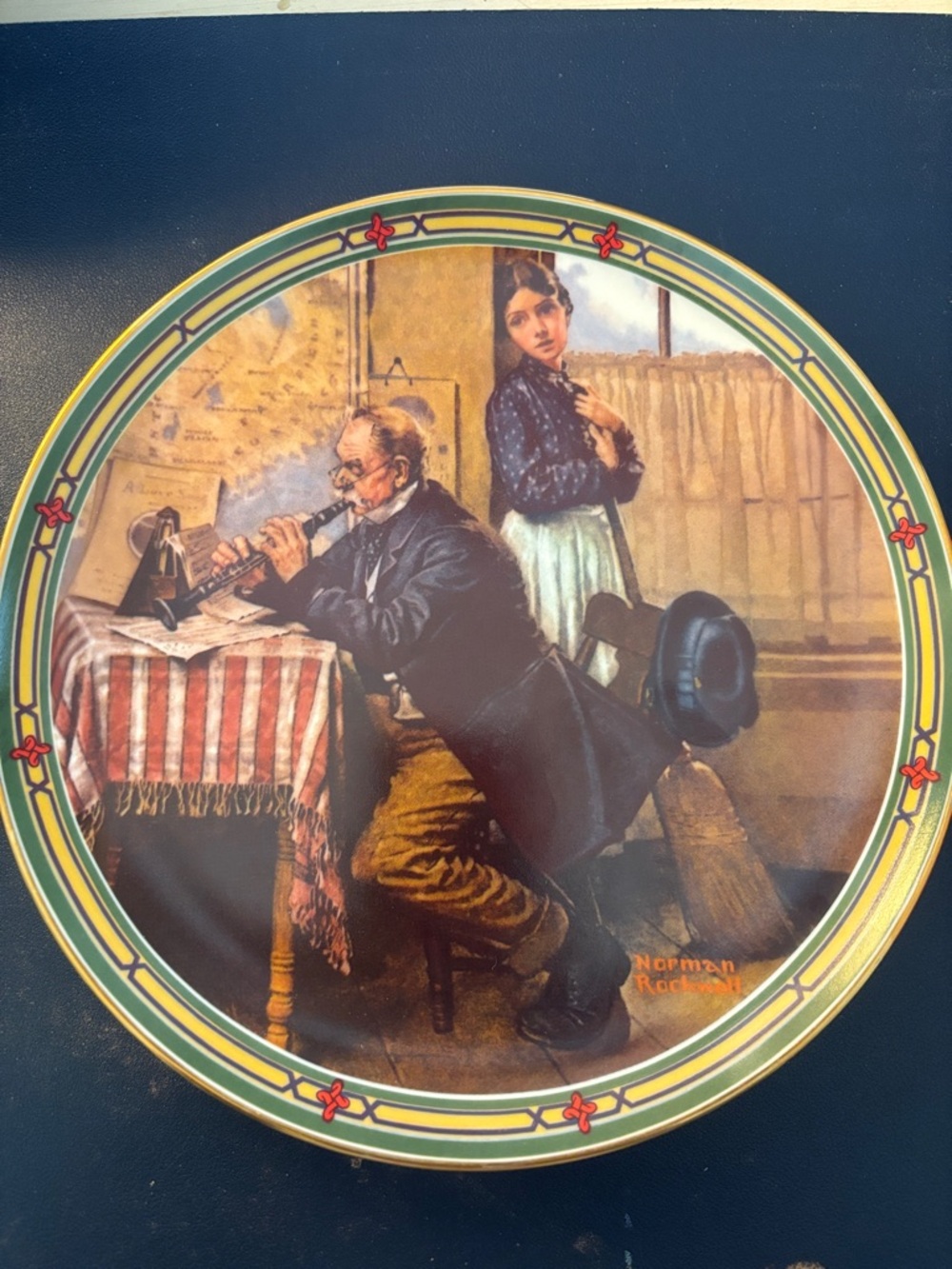 Norman Rockwell Knowles Plate “The Musician’s Magic” 1986